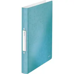 Leitz WOW - Ringperm - for A4 (210 x 297 mm) - kapasitet: 190 ark - isblå metallisk-1