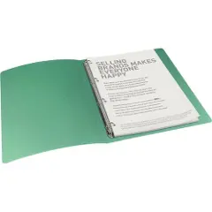 Esselte Colour'Ice - Ringperm - bokryggbredde: 27 mm - for A4 - kapasitet: 140 ark - grønn-3