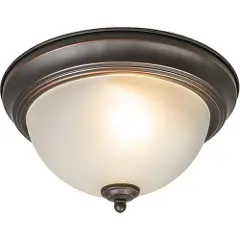 QAZQA Klassisk taklampe brun opal - Classico-2
